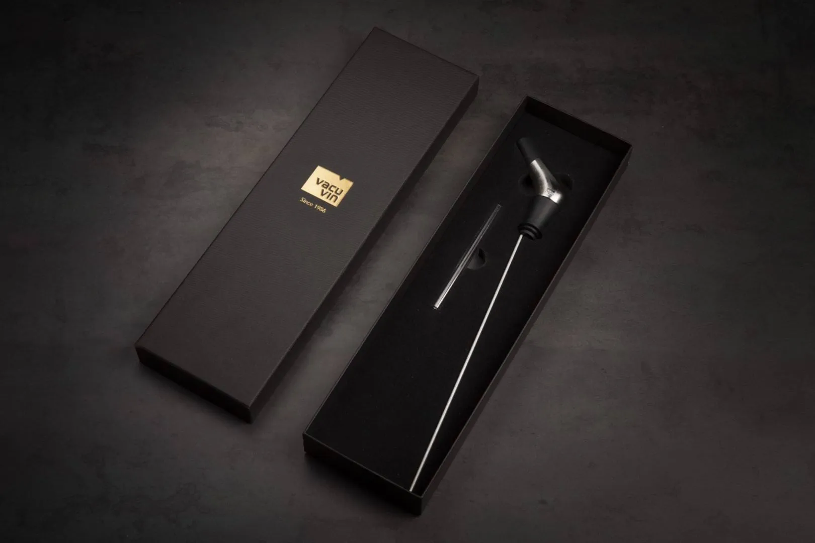 Slow Pourer giftset Vacuvin, Noir Vacuvin