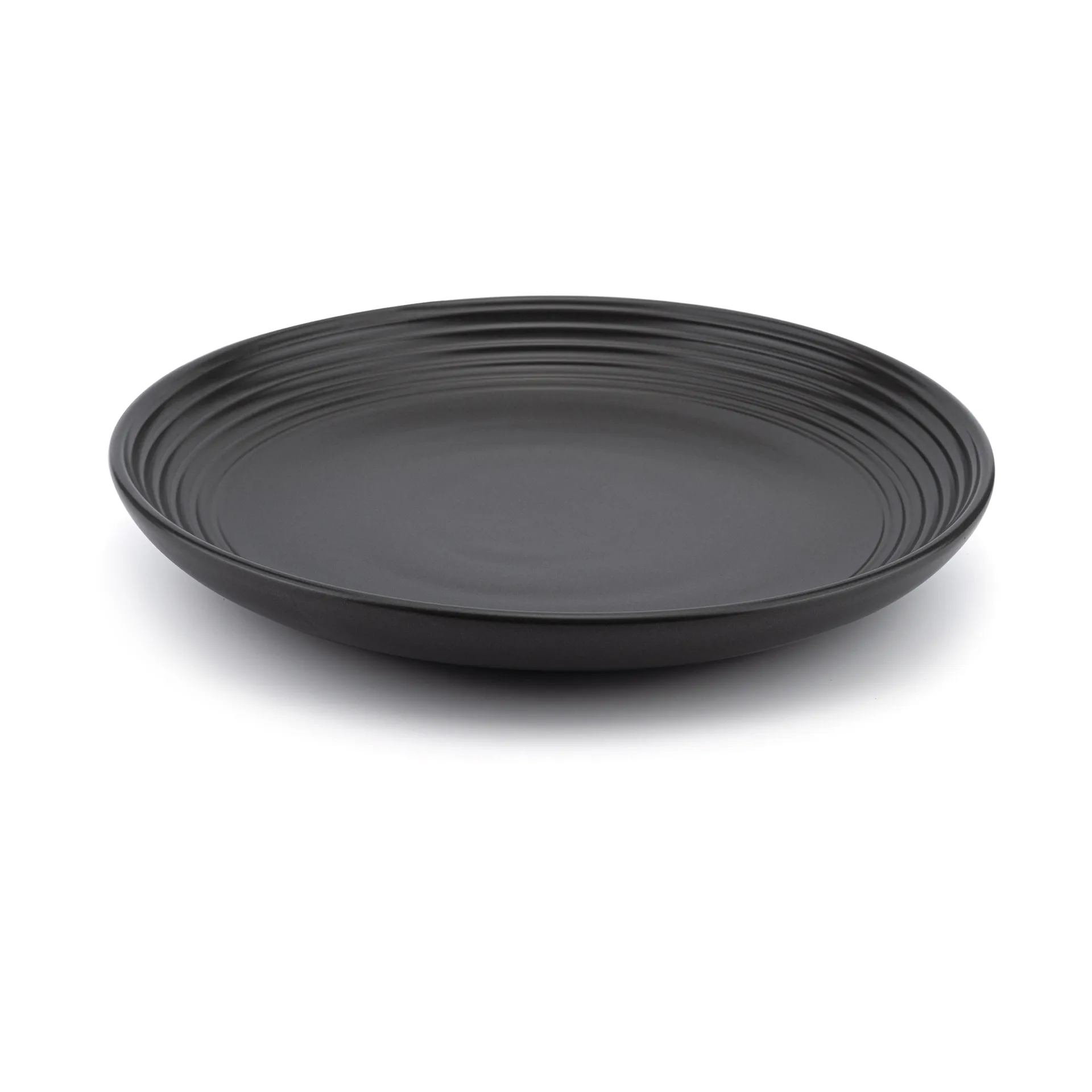 Assiette Gastro Ø25 cm, lot de 4, Blanc, gris sable, anthracite, noir Vargen & Thor