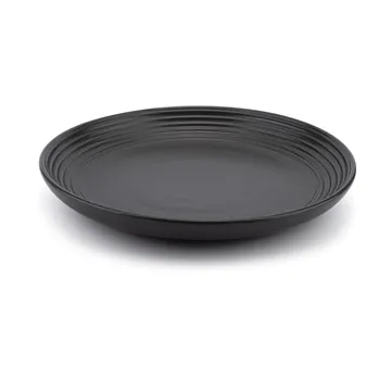 Assiette Gastro Ø25 cm, lot de 4 - Blanc, gris sable, anthracite, noir - Vargen & Thor