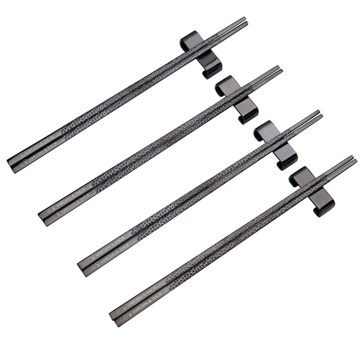 Baguettes Kito Chopsticks Lot de 4 - Noir - Vargen & Thor