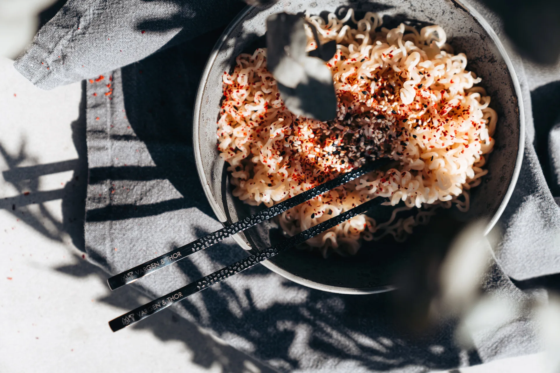 Baguettes Kito Chopsticks Lot de 4, Noir Vargen & Thor