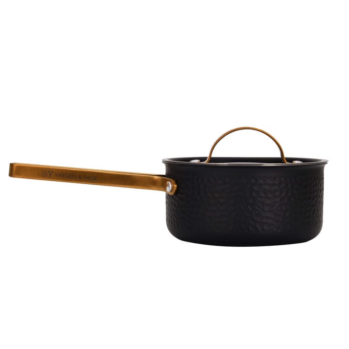 Casserole martelée noire avec couvercle Arvet - Viggo, 1 L - Vargen & Thor