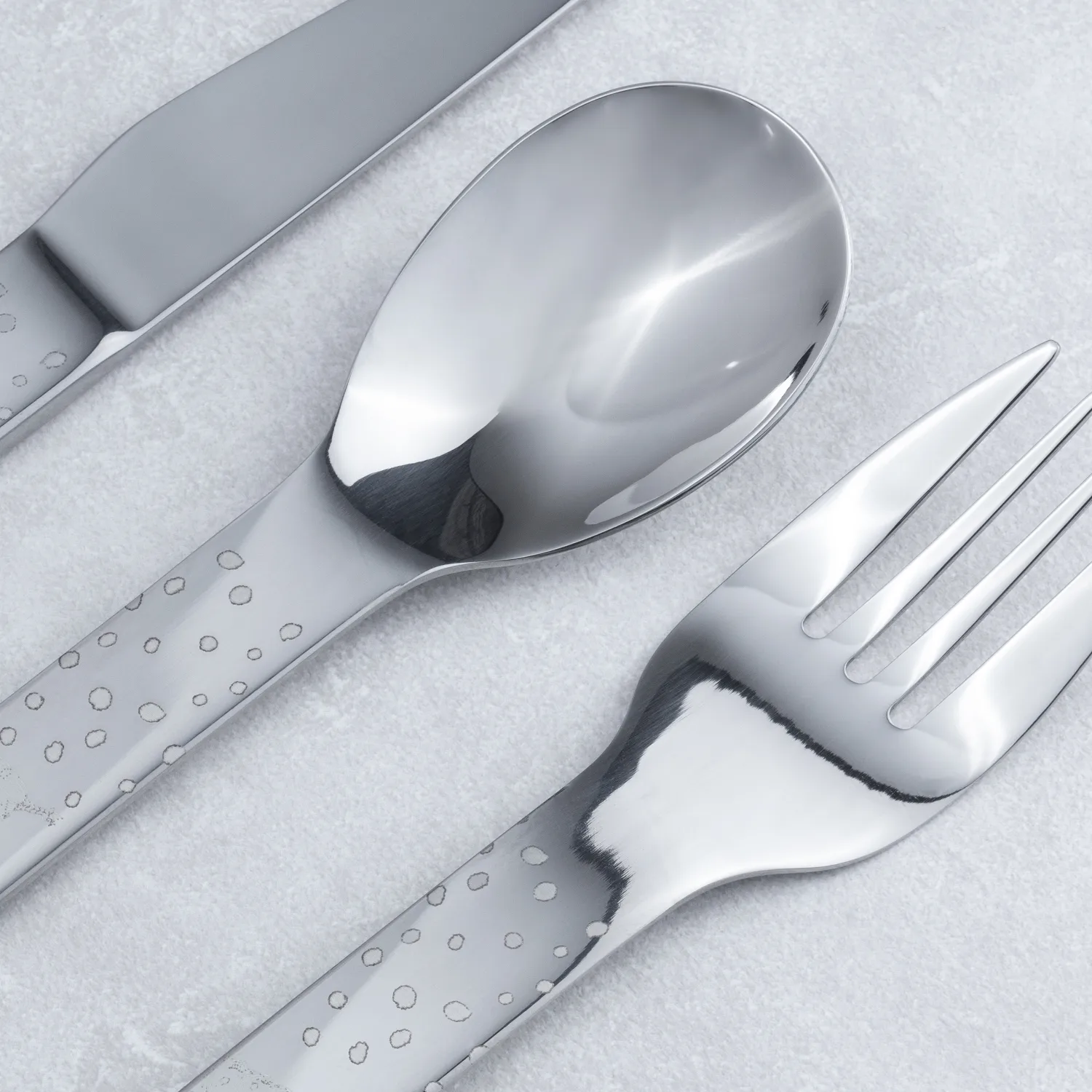 Couverts pour enfants Lupo Pippi, 9 pièces, Argent Vargen & Thor