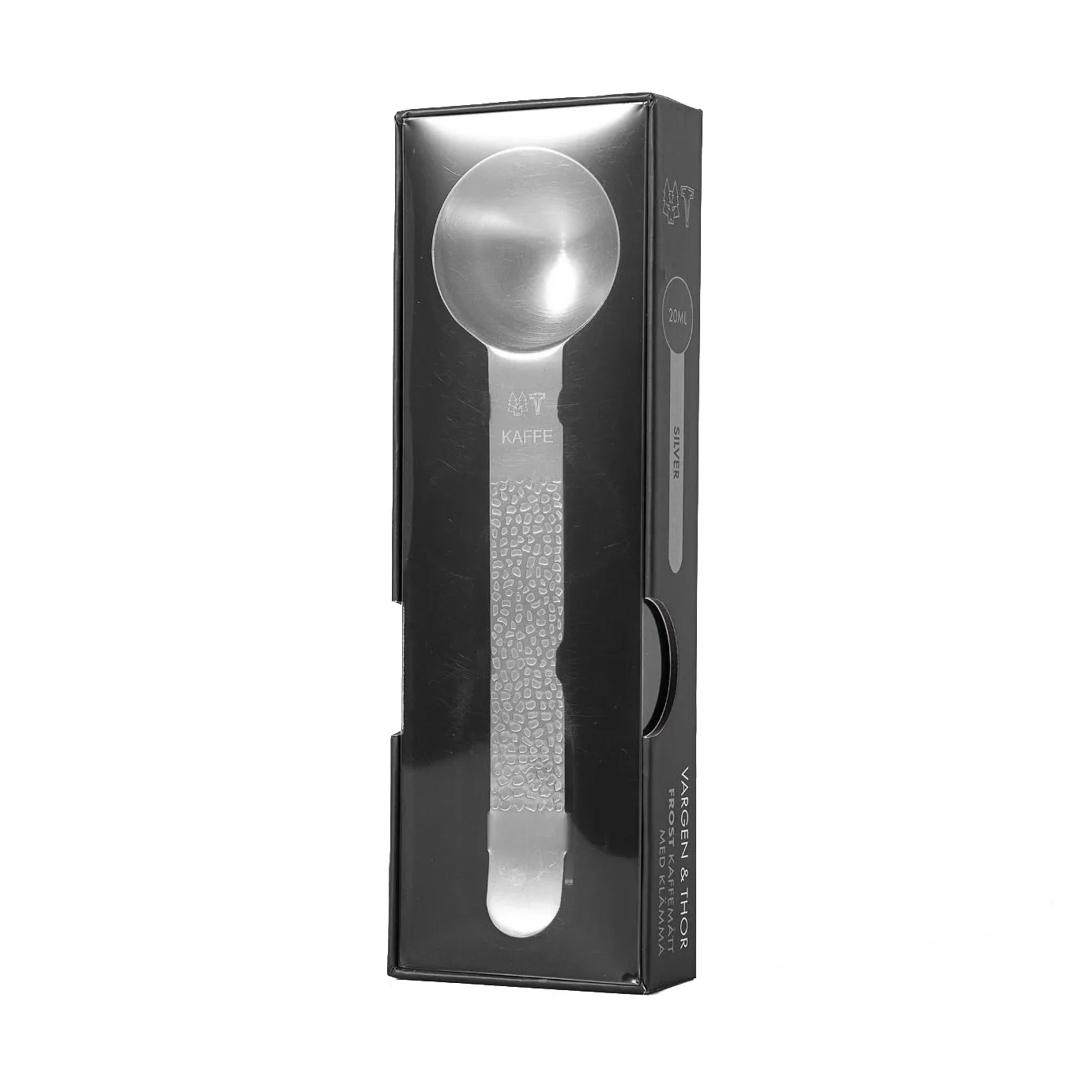 Frost cuillère doseuse à café avec pince, Argent, 20 ml Vargen & Thor