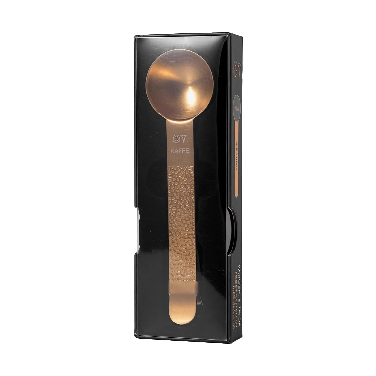 Frost cuillère doseuse à café avec pince, Laiton, 20 ml Vargen & Thor