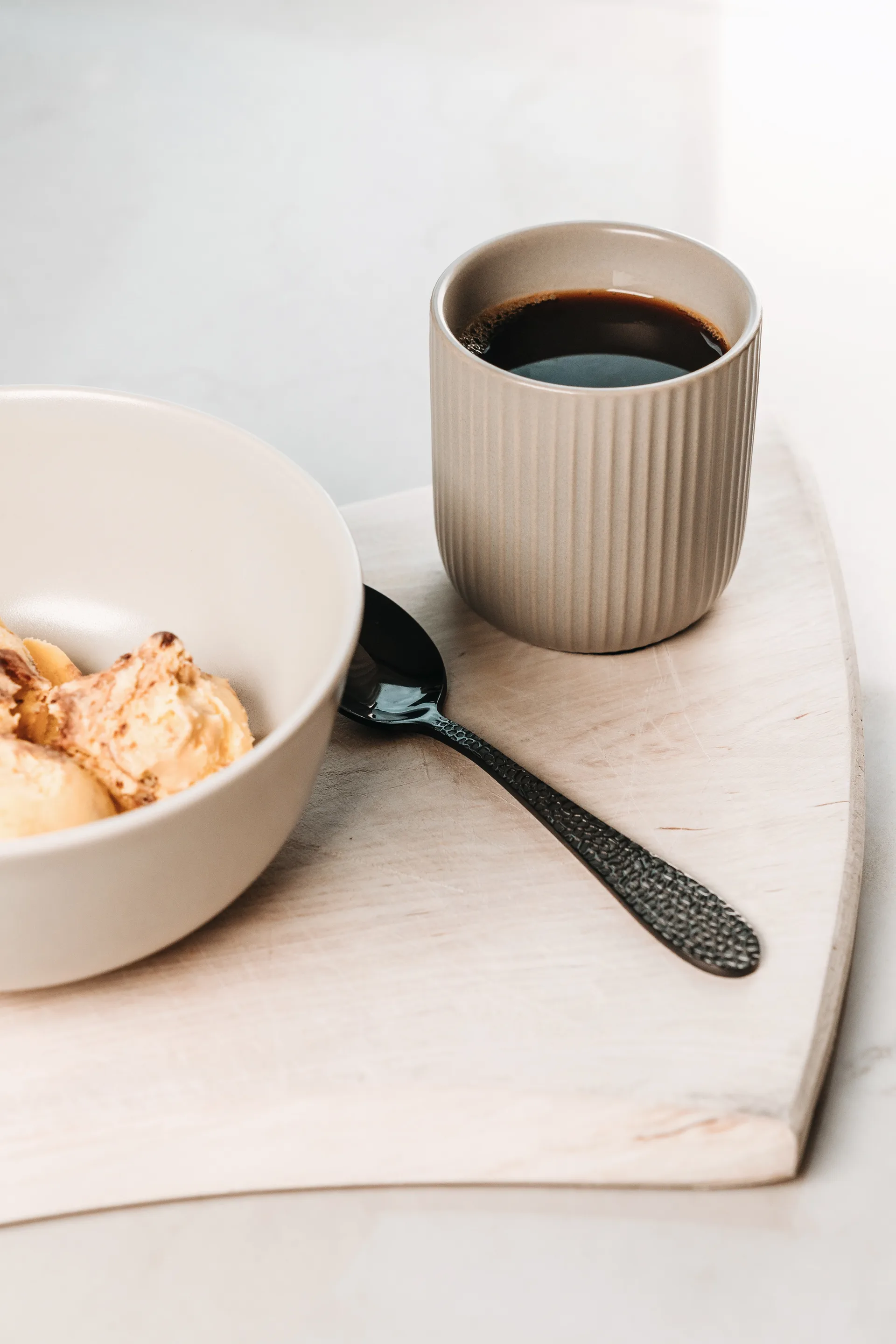 Mug Duga 20 cl, lot de 4, Blanc, gris sable, anthracite, noir Vargen & Thor