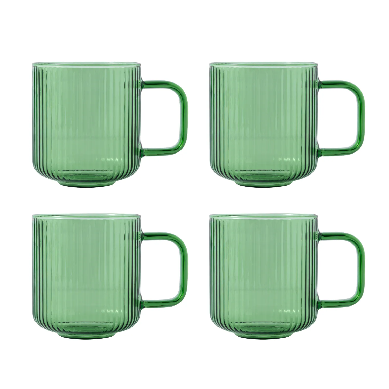 Mugs à café YKON 41 cl, lot de 4, Vert Vargen & Thor