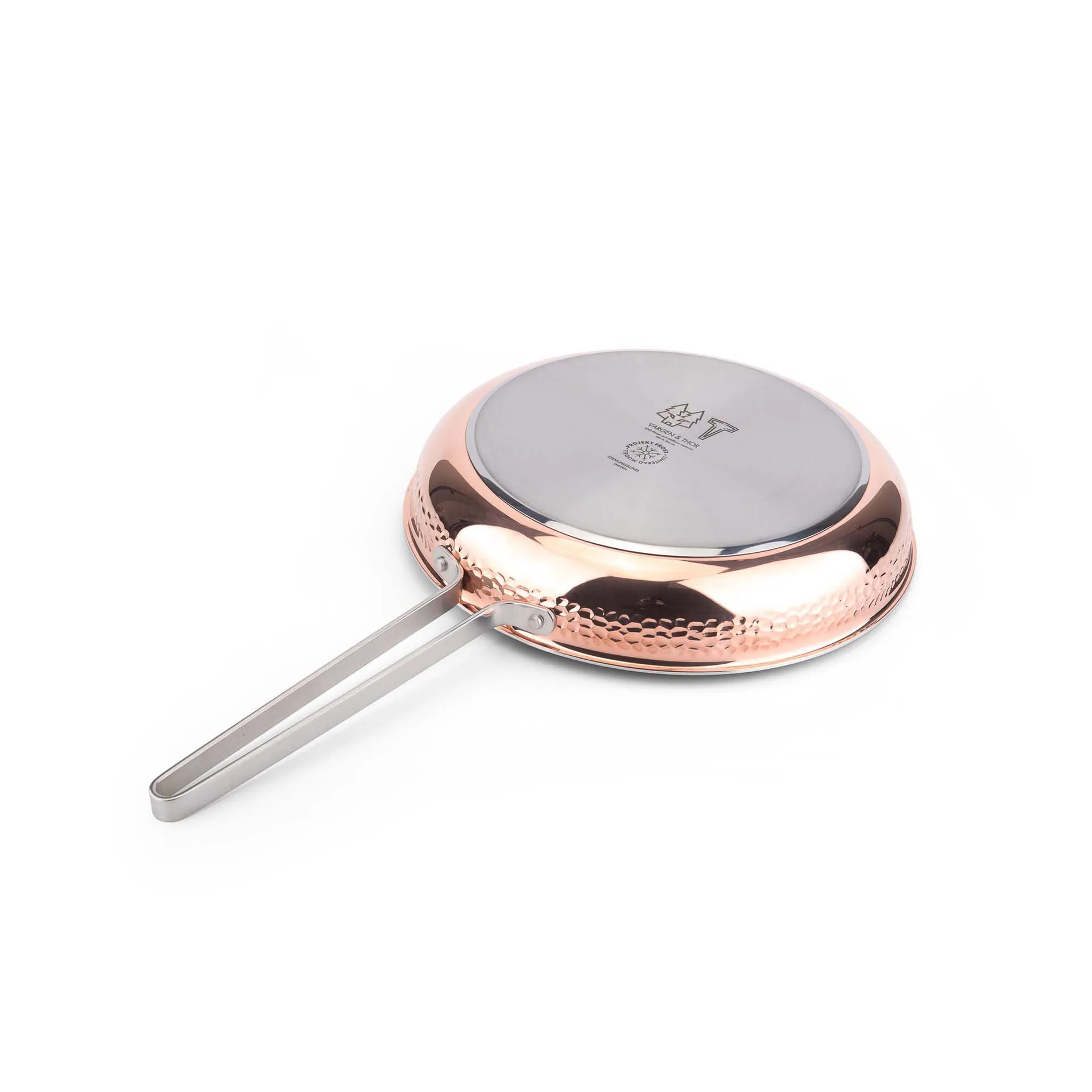 Poêle en cuivre martelée Mjölner, Modèle Yb, Ø28 cm Vargen & Thor