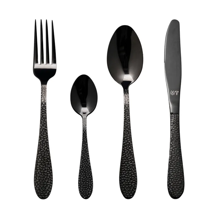 Set de couverts Frost - Onyx, 16 pièces - Vargen & Thor