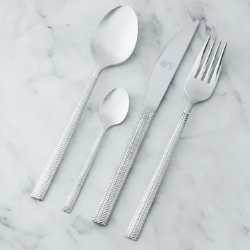 Set de couverts Glöd 16 pièces - Motif chevronné - Vargen & Thor