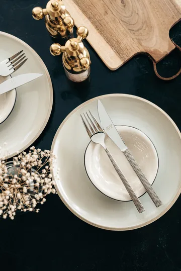 Set de couverts Glöd 16 pièces - Motif chevronné - Vargen & Thor