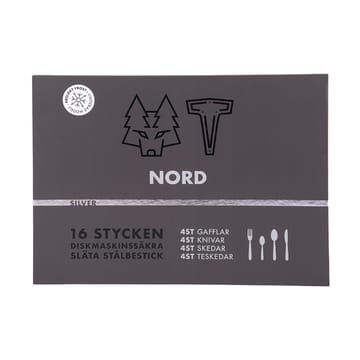 Set de couverts Nord 16 pièces - Argent poli - Vargen & Thor