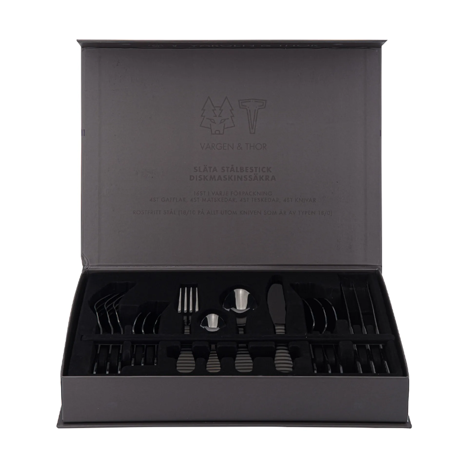 Set de couverts Zebra, 16 pièces Vargen & Thor