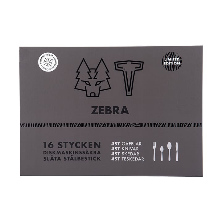 Set de couverts Zebra, 16 pièces Vargen & Thor