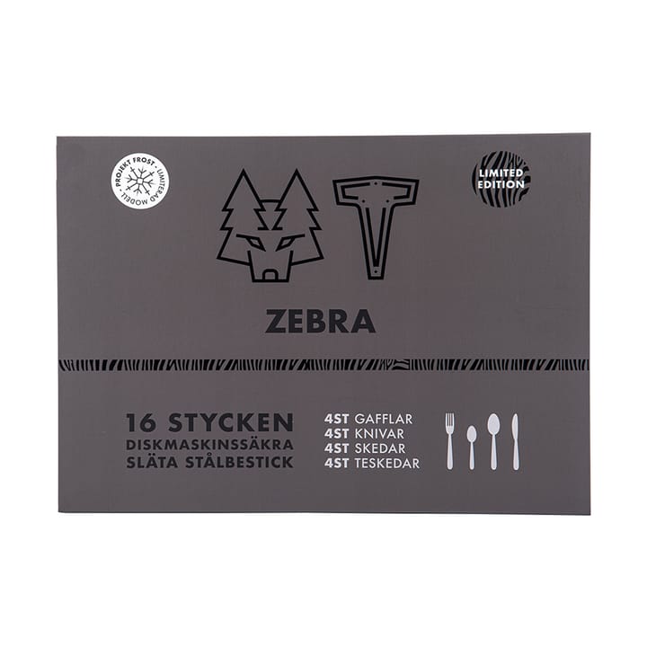 Set de couverts Zebra - 16 pièces - Vargen & Thor
