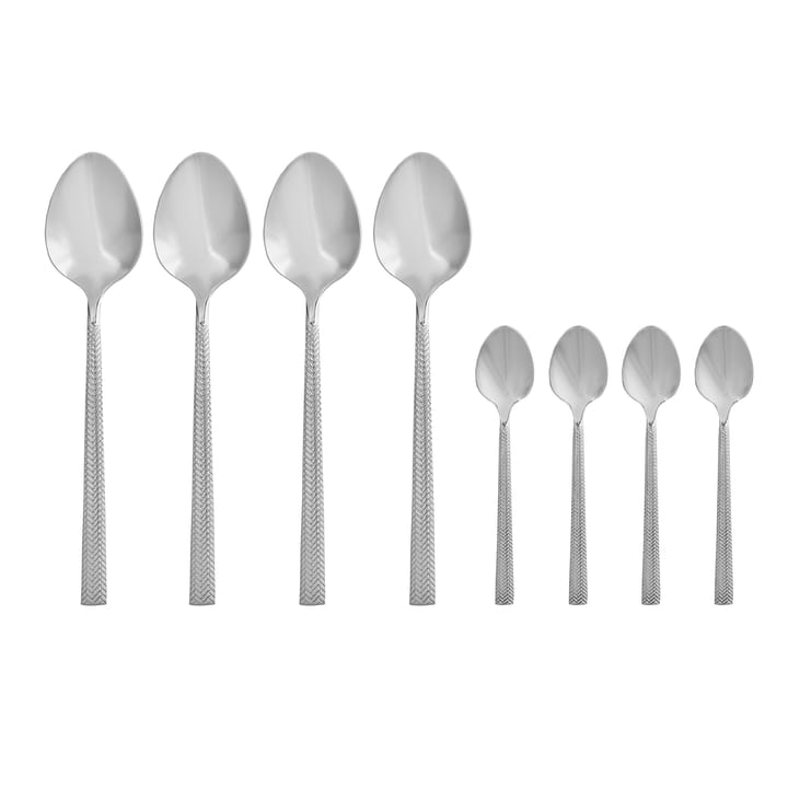 Set de cuillères Glöd, 4 cuillères à soupe + 4 cuillères à café Vargen & Thor