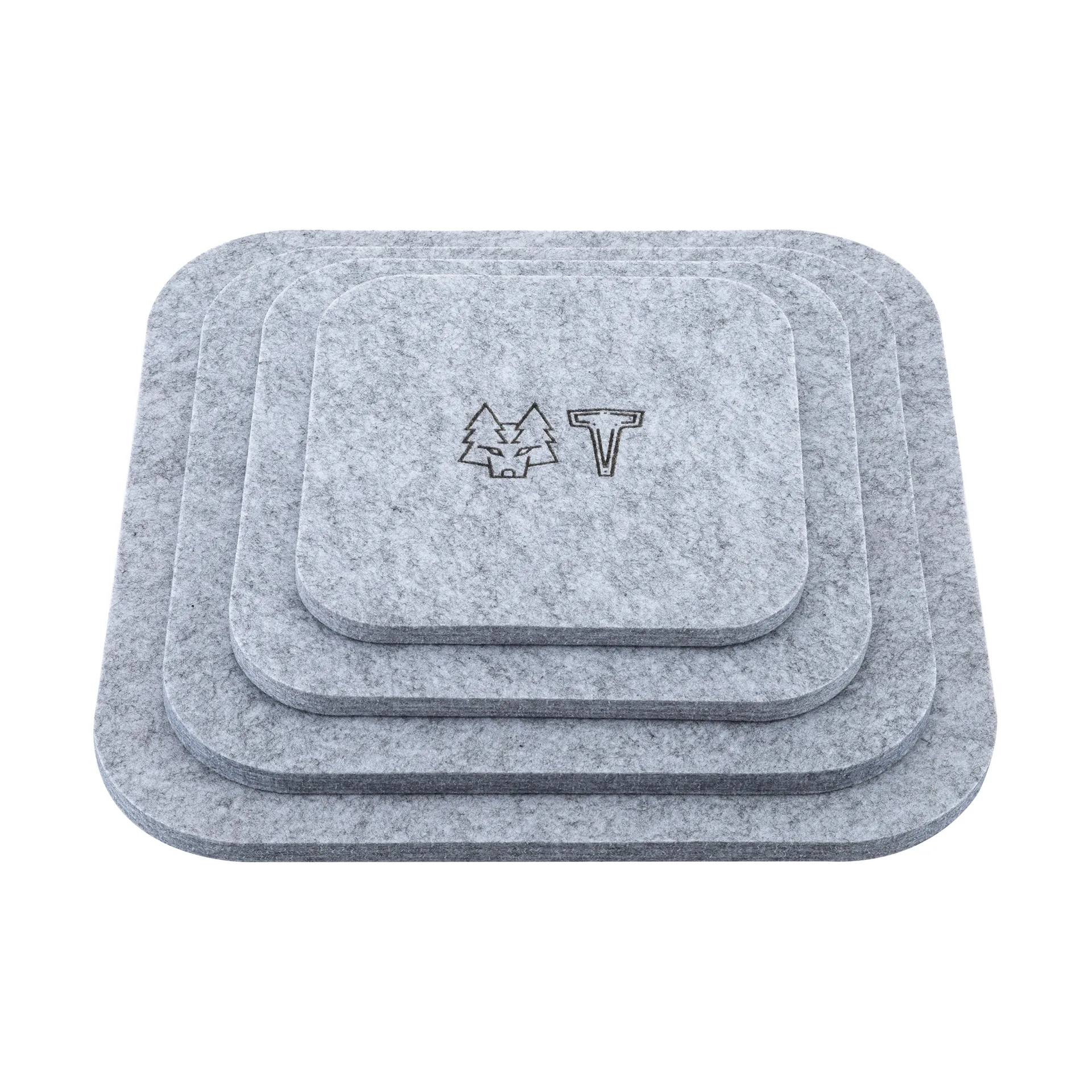 Sous-plat ULT lot de 4, Gris cendré Vargen & Thor