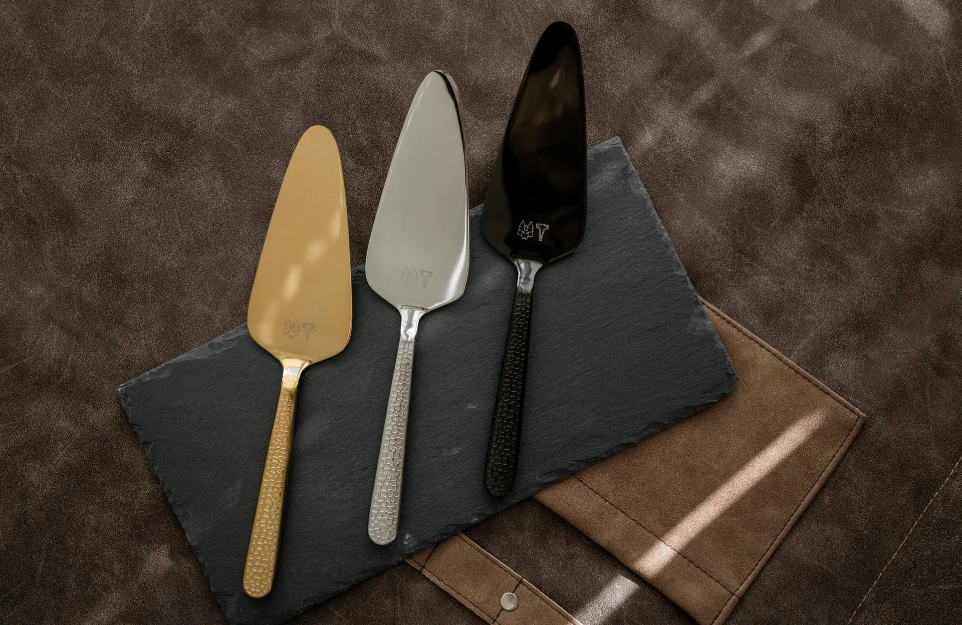 Spatule à gâteau Frost, Noir, 24 cm Vargen & Thor