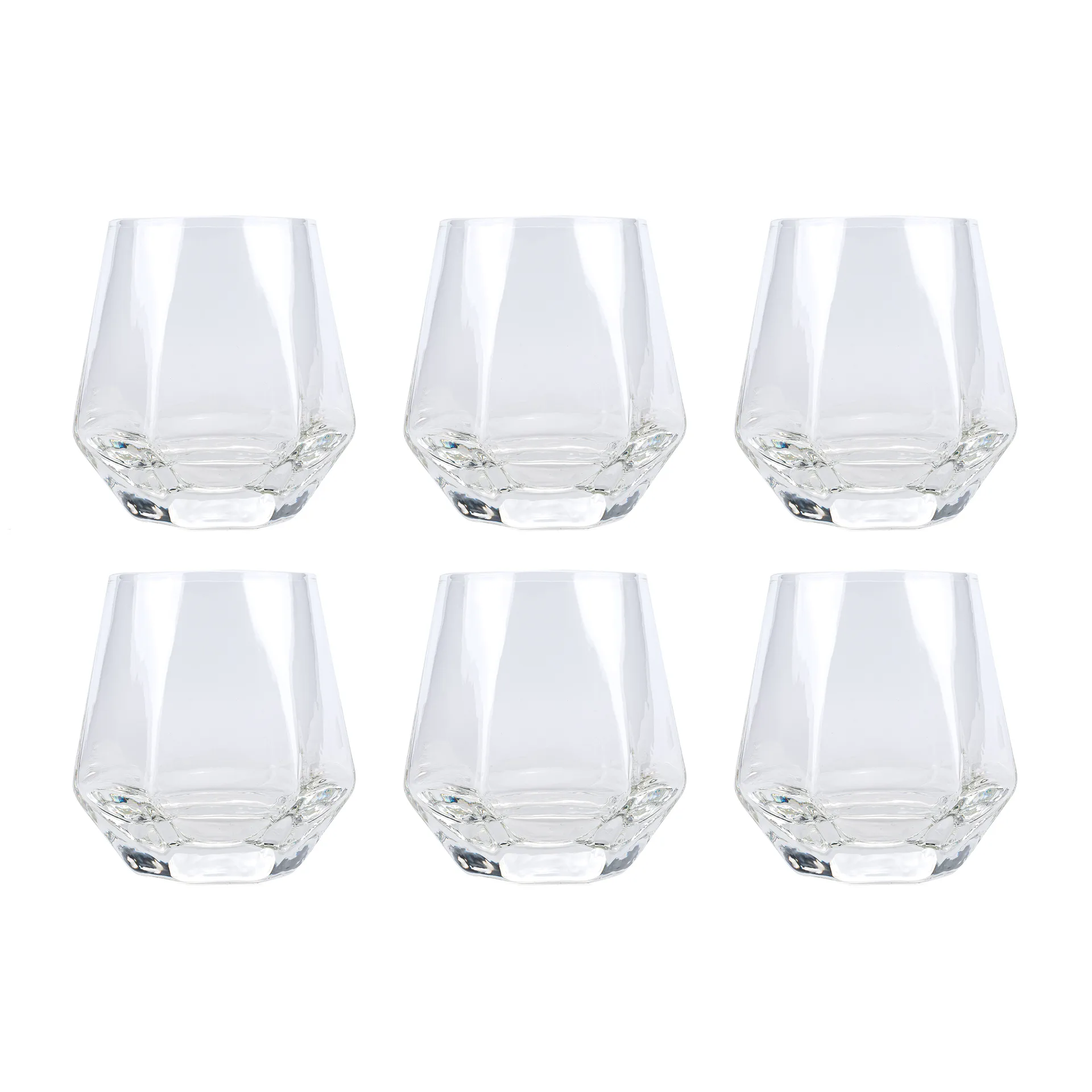 Verre Hexa 30 cl, lot de 6, Transparent Vargen & Thor