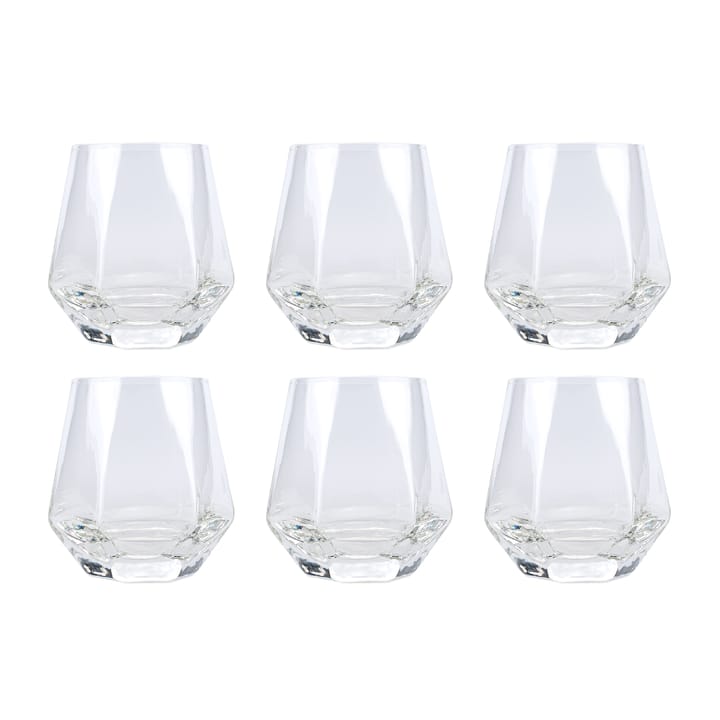 Verre Hexa 30 cl, lot de 6 - Transparent - Vargen & Thor