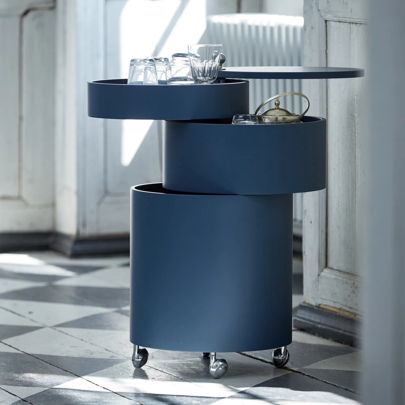 Chariot Barboy, Bleu Verpan