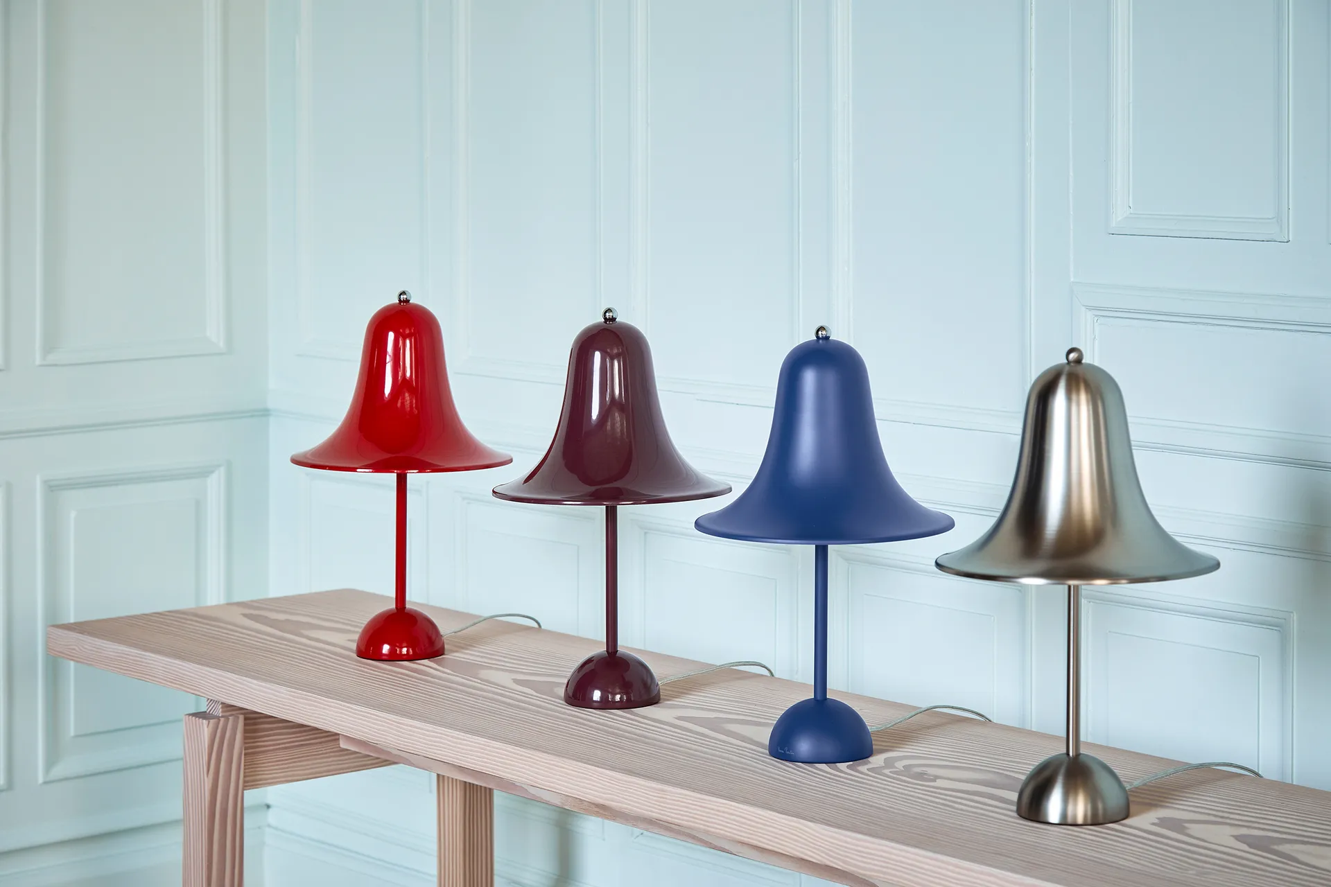 Lampe de table Pantop Ø23 cm, Burgundy Verpan