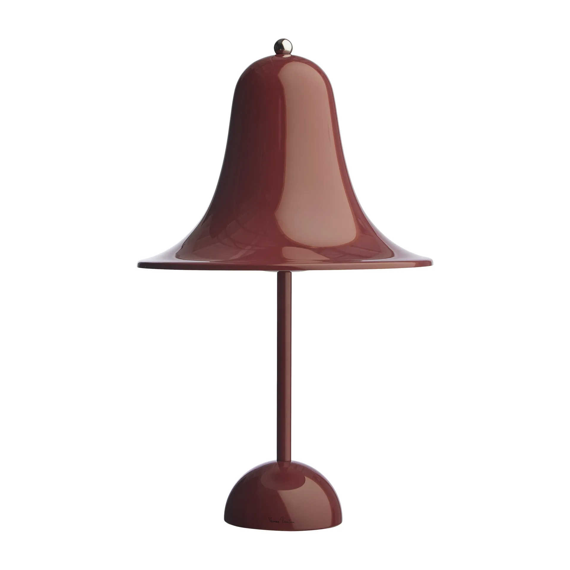 Lampe de table Pantop Ø23 cm, Burgundy Verpan