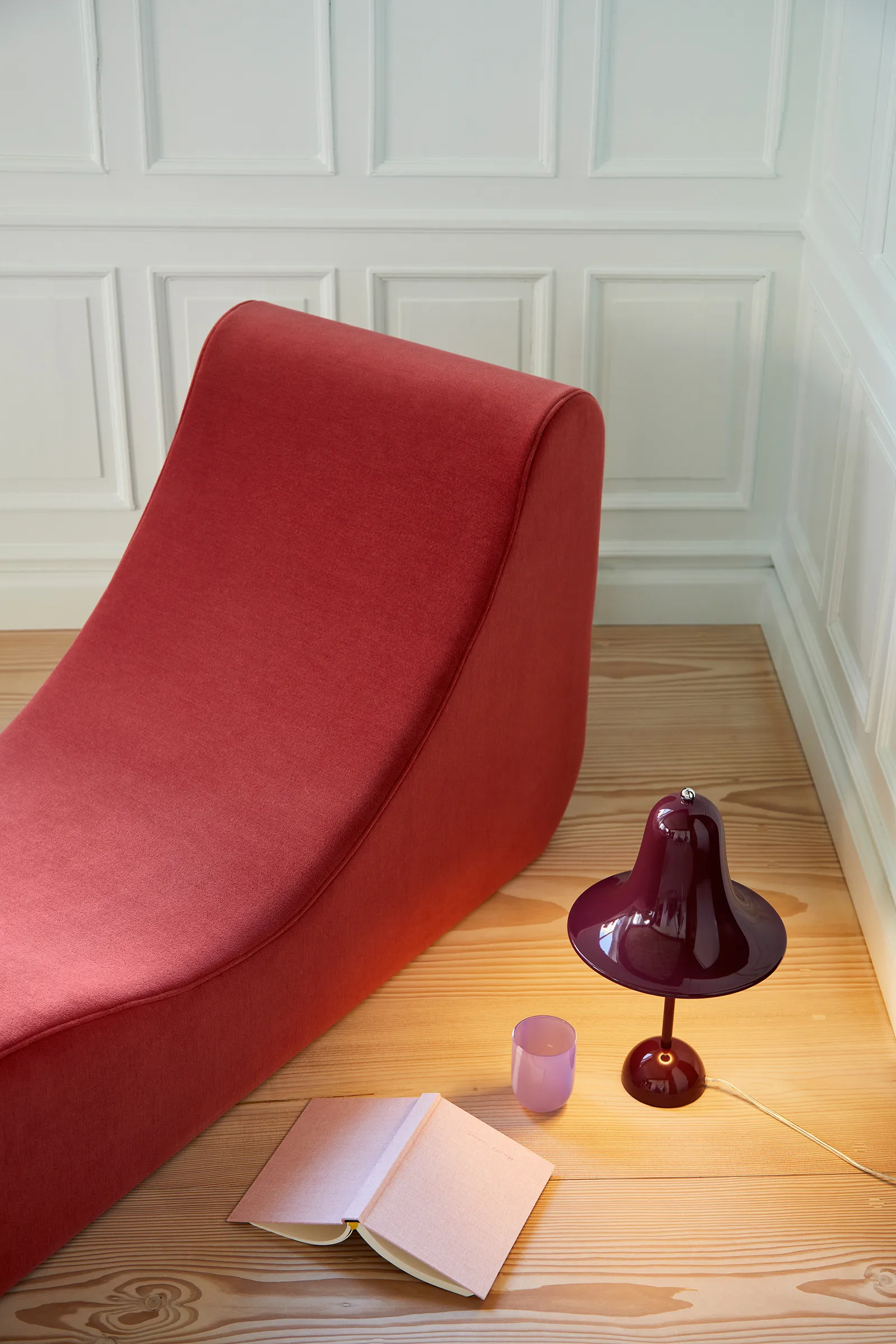 Lampe de table Pantop Ø23 cm, Burgundy Verpan