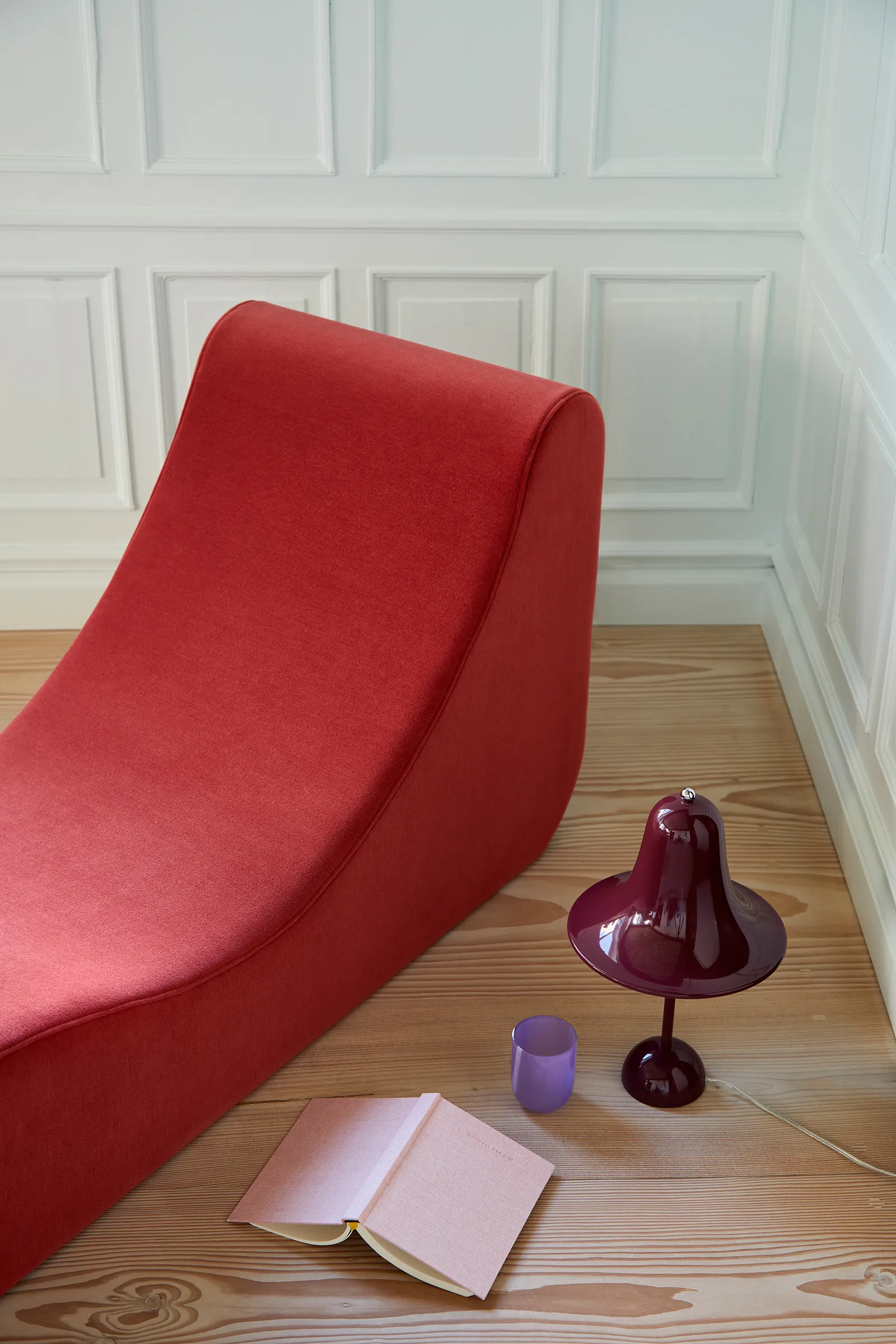 Lampe de table Pantop Ø23 cm, Burgundy Verpan