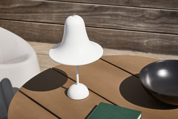 Lampe de table Pantop portable 30 cm - Matt White - Verpan