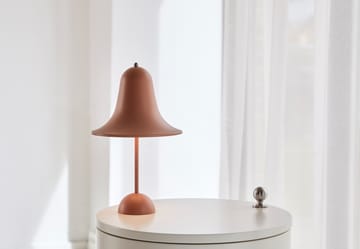 Lampe de table Pantop portable 30 cm - Terre cuite mate - Verpan
