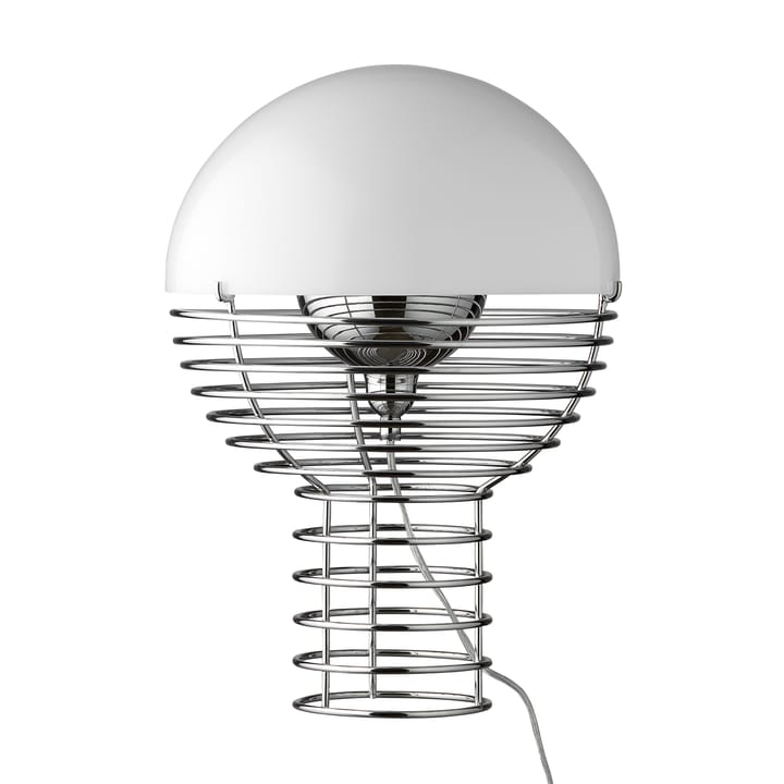 Lampe de table Wire Ø40 cm, Blanc Verpan
