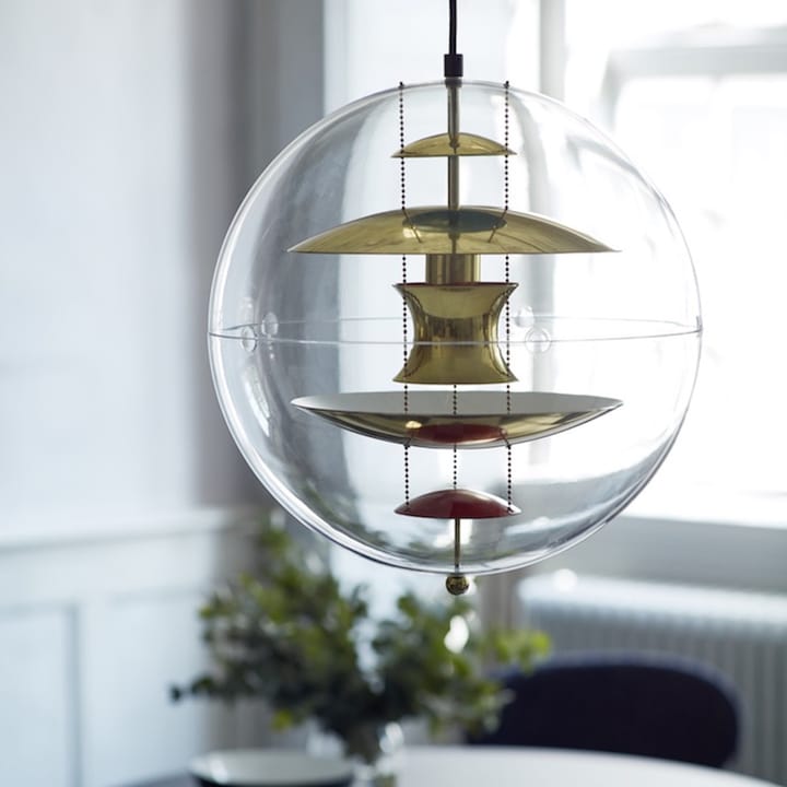 Plafonnier VP Globe Brass, Ø40 cm Verpan