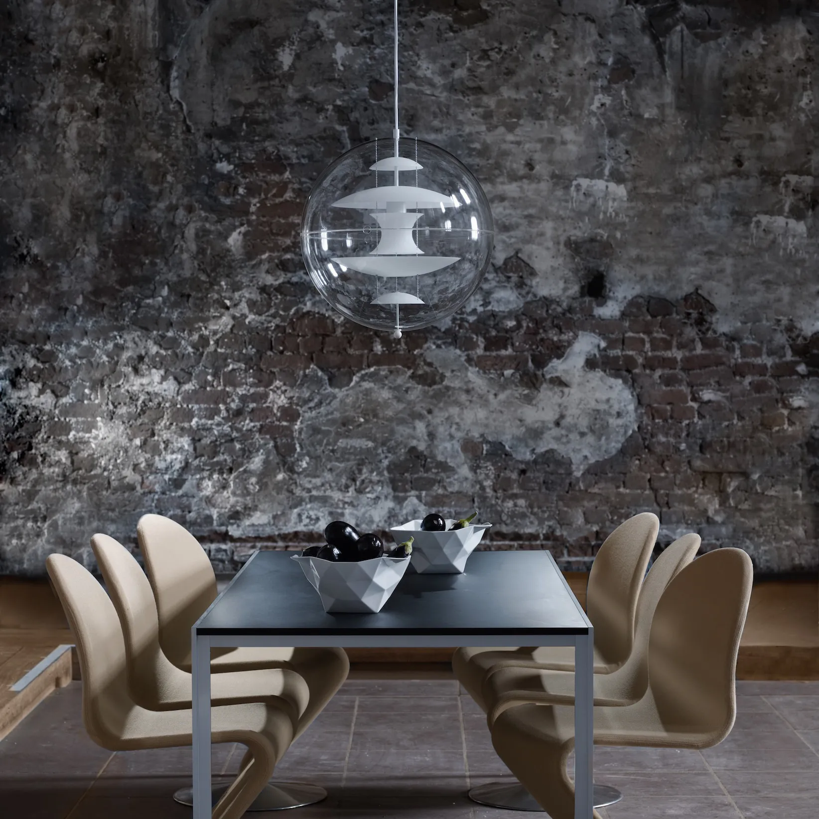 Plafonnier VP Globe Glass, Ø50 cm Verpan