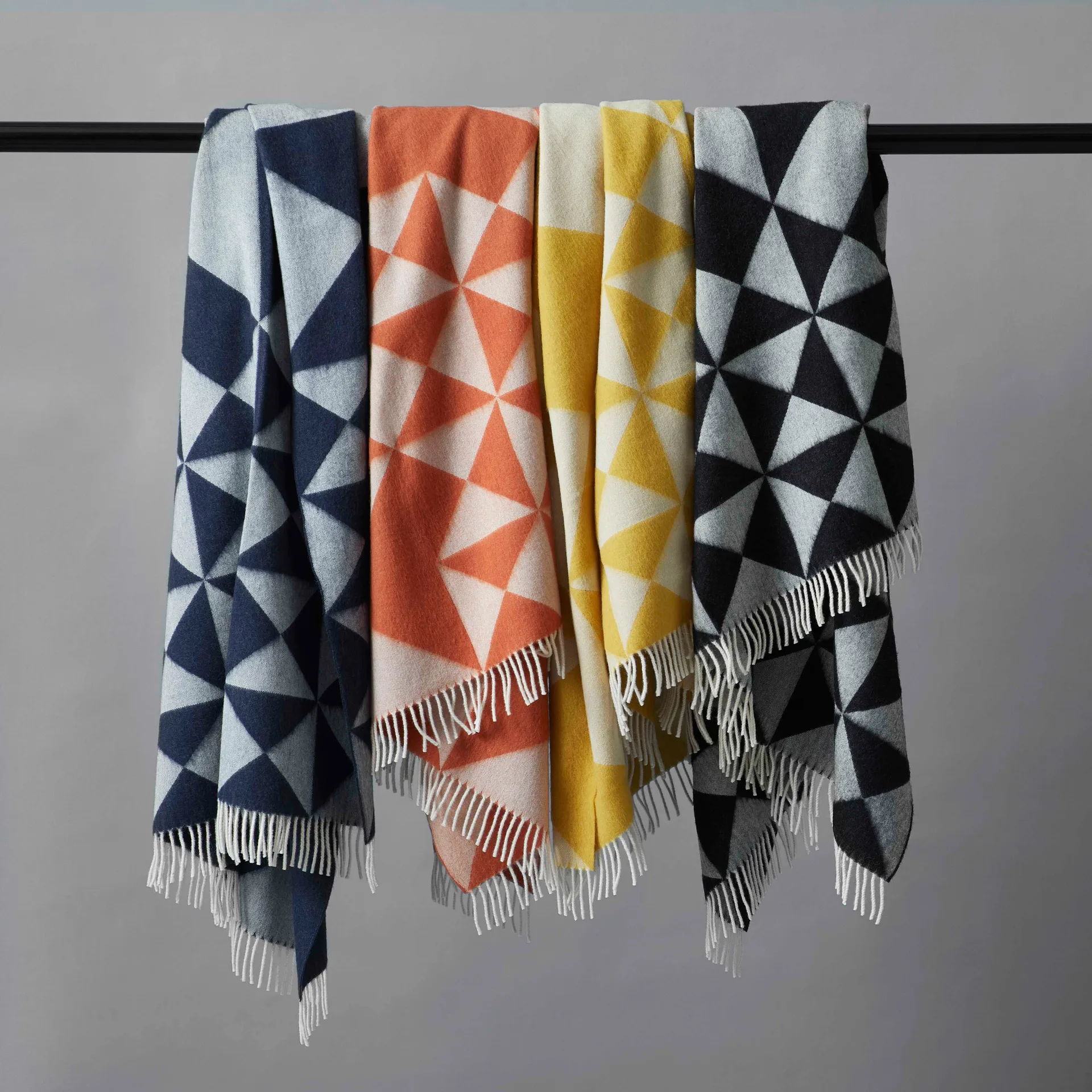 Plaid Mirror 130x190 cm, Orange Verpan