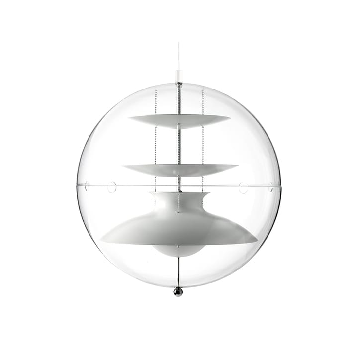 Suspension Panto - blanc, small, acrylique transparent - Verpan