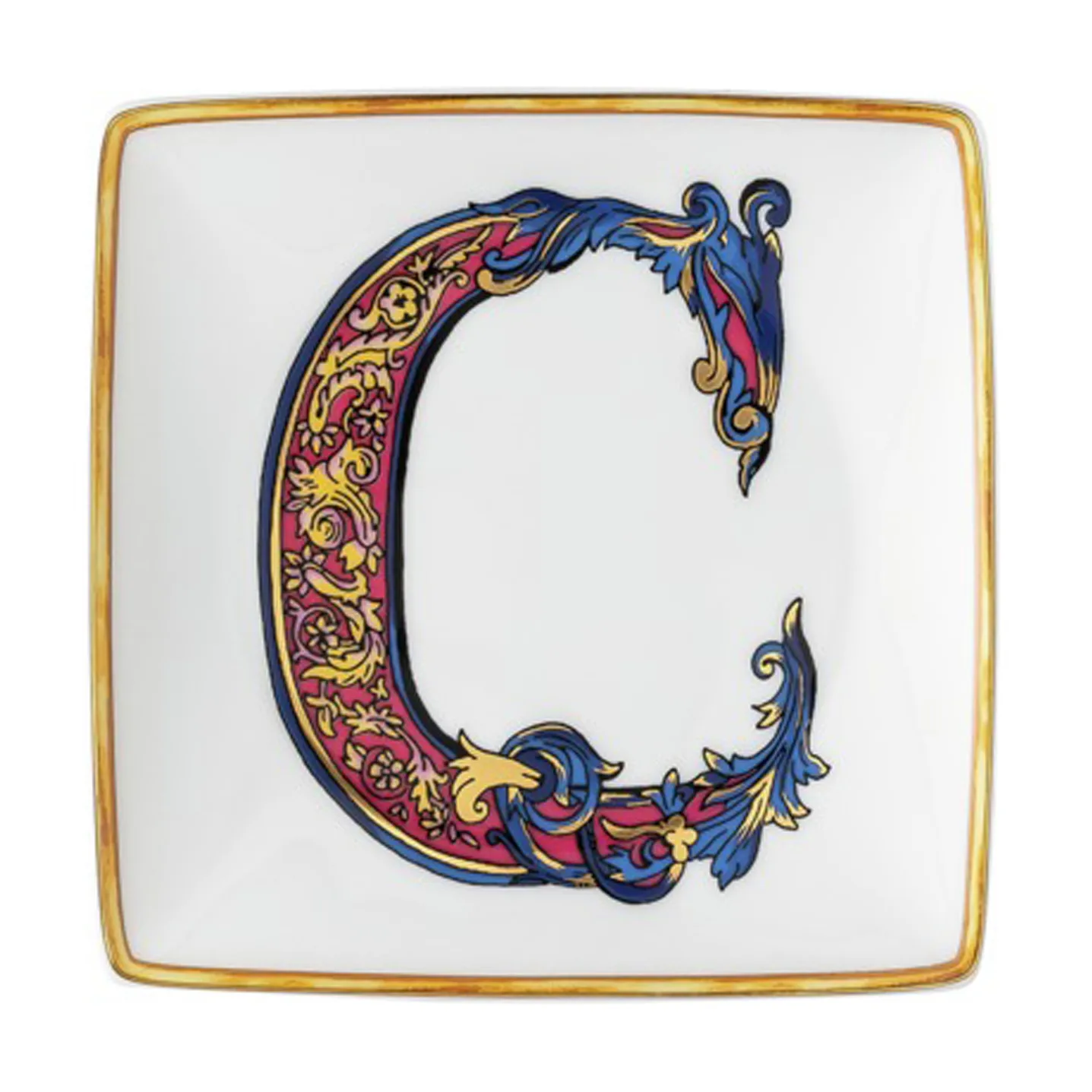 Assiette 12 cm Versace Holiday Alphabet, C Versace