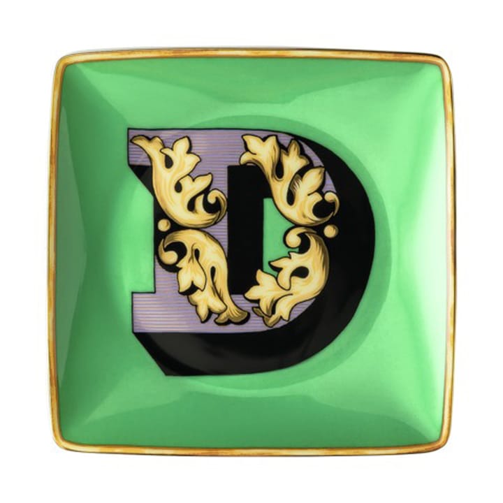 Assiette 12 cm Versace Holiday Alphabet - D - Versace