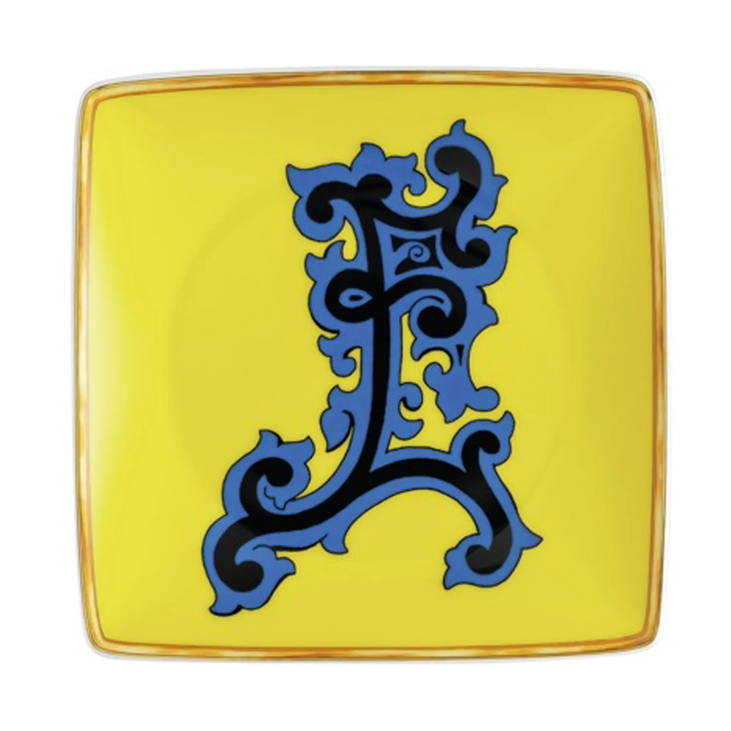 Assiette 12 cm Versace Holiday Alphabet, E Versace