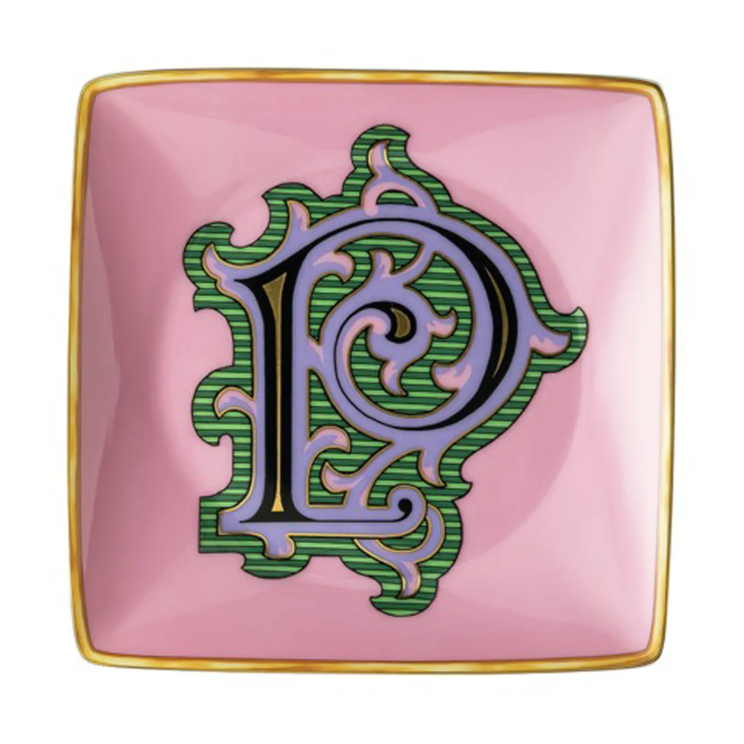 Assiette 12 cm Versace Holiday Alphabet, P Versace
