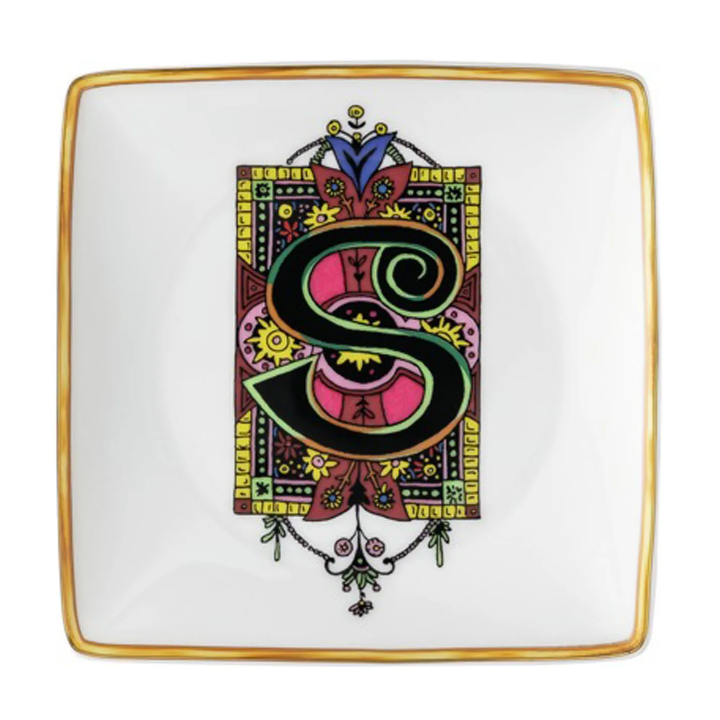 Assiette 12 cm Versace Holiday Alphabet, S Versace