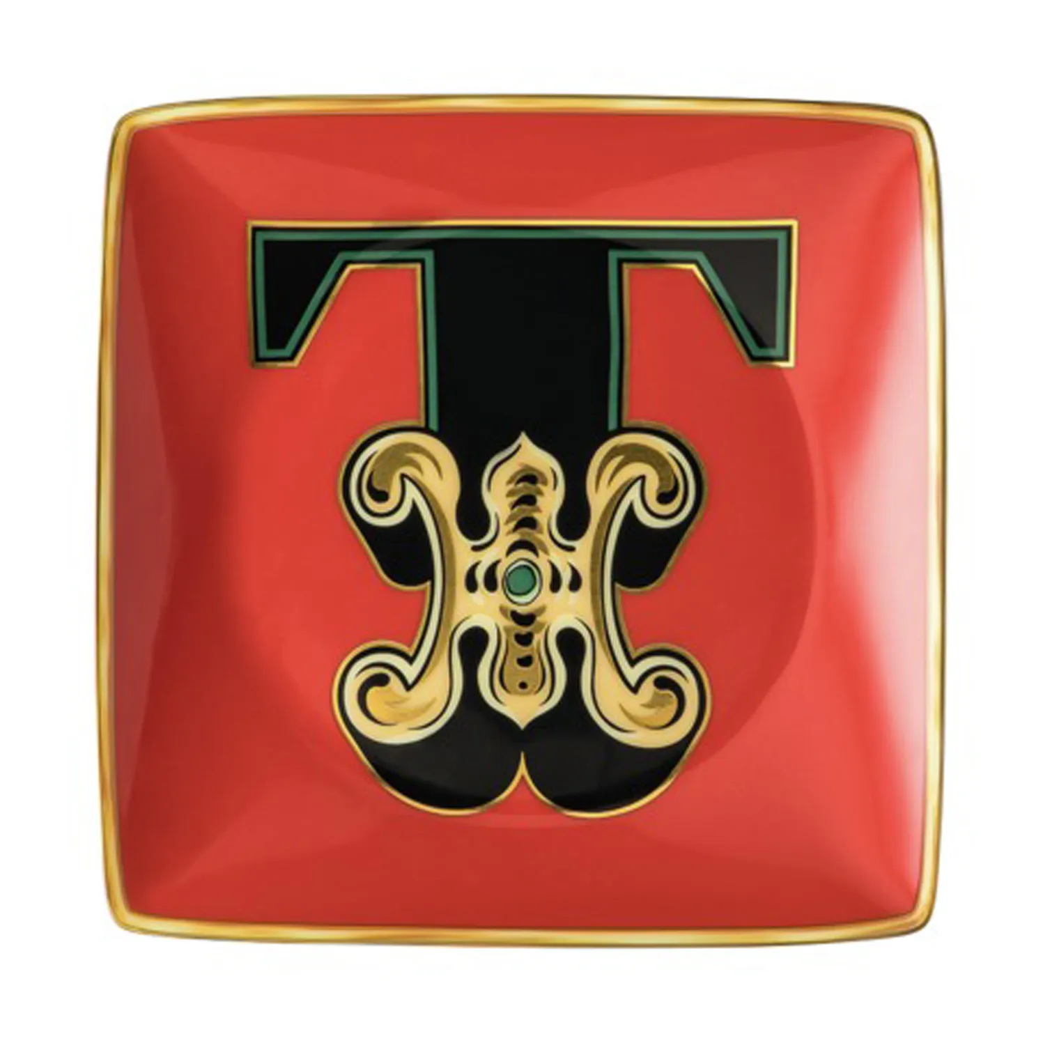 Assiette 12 cm Versace Holiday Alphabet, T Versace