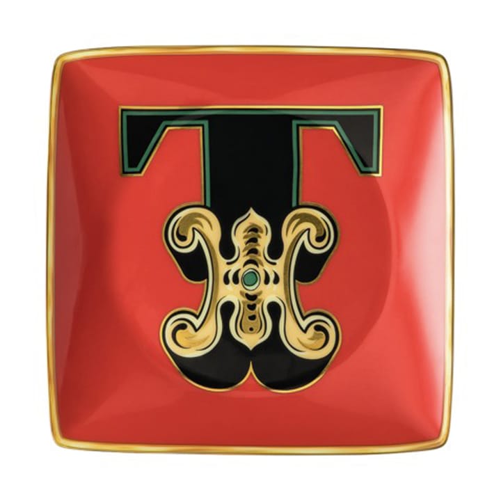 Assiette 12 cm Versace Holiday Alphabet - T - Versace