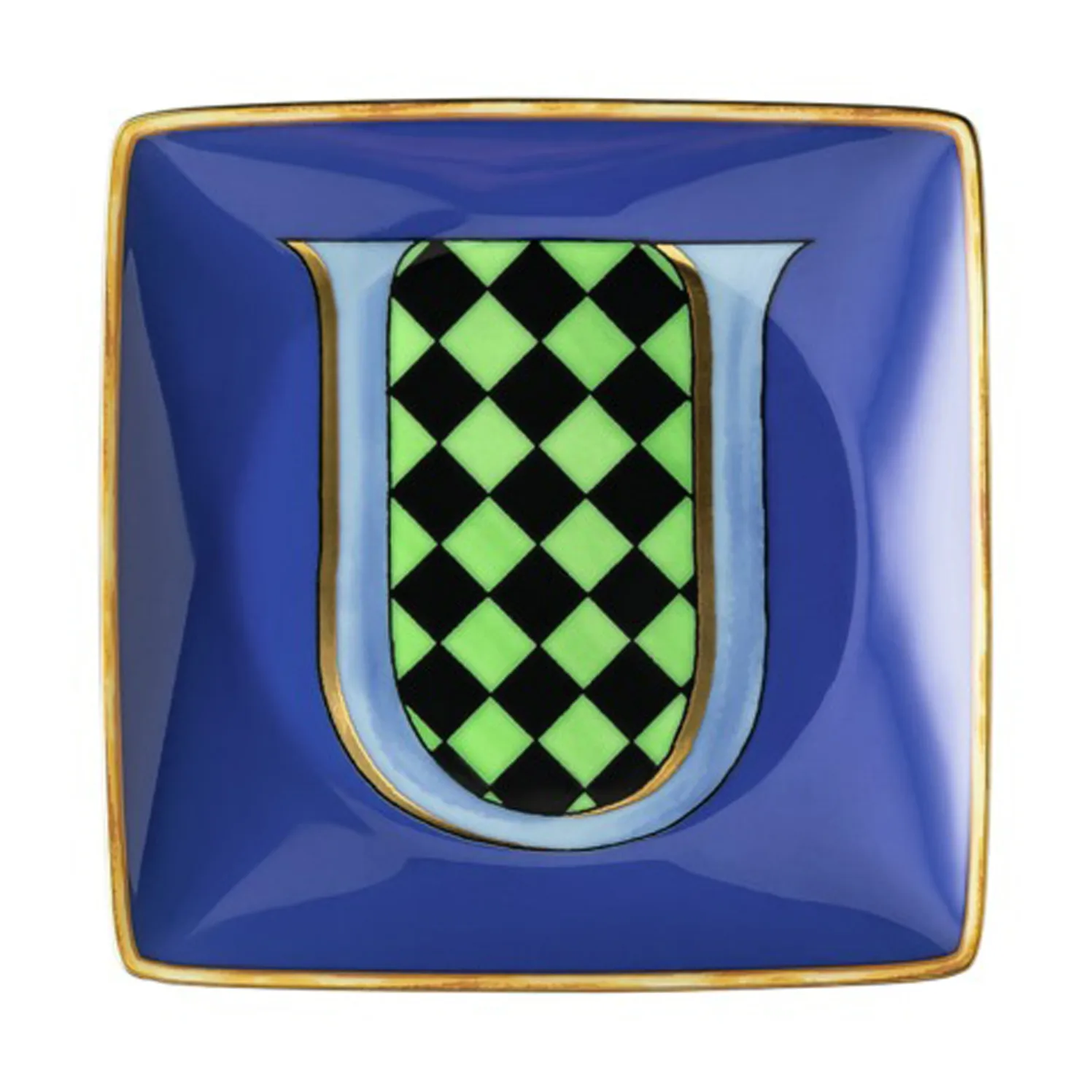 Assiette 12 cm Versace Holiday Alphabet, U Versace