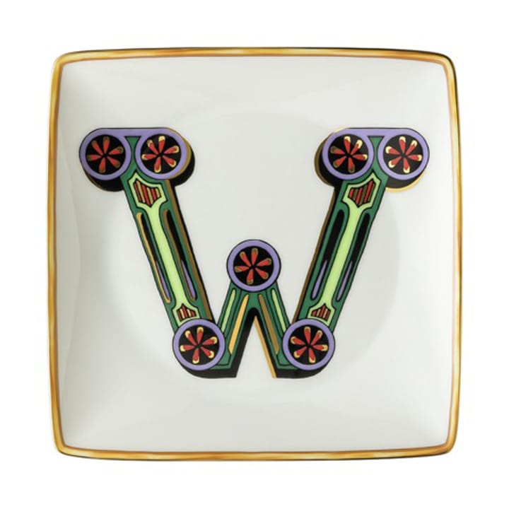 Assiette 12 cm Versace Holiday Alphabet - W - Versace