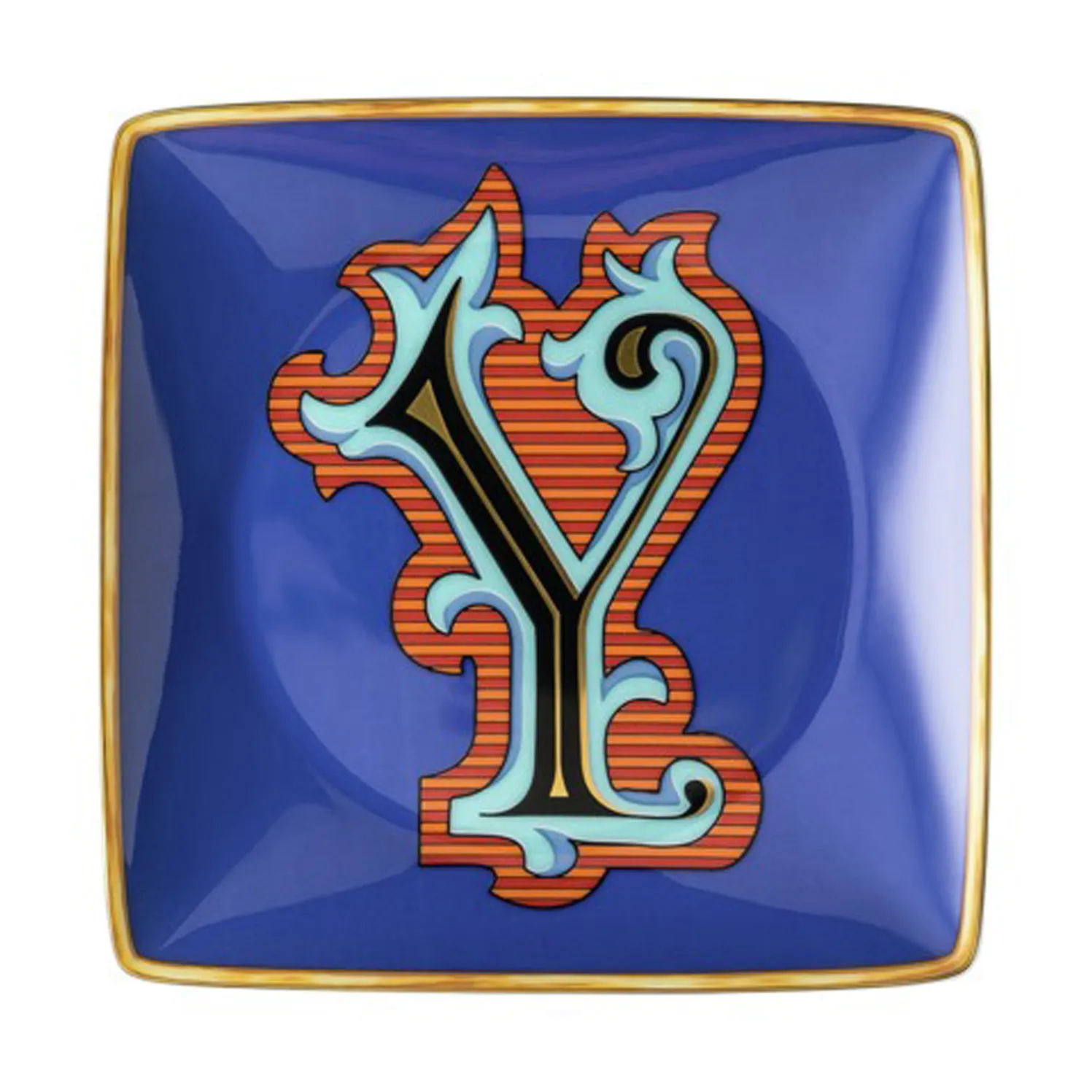 Assiette 12 cm Versace Holiday Alphabet, Y Versace