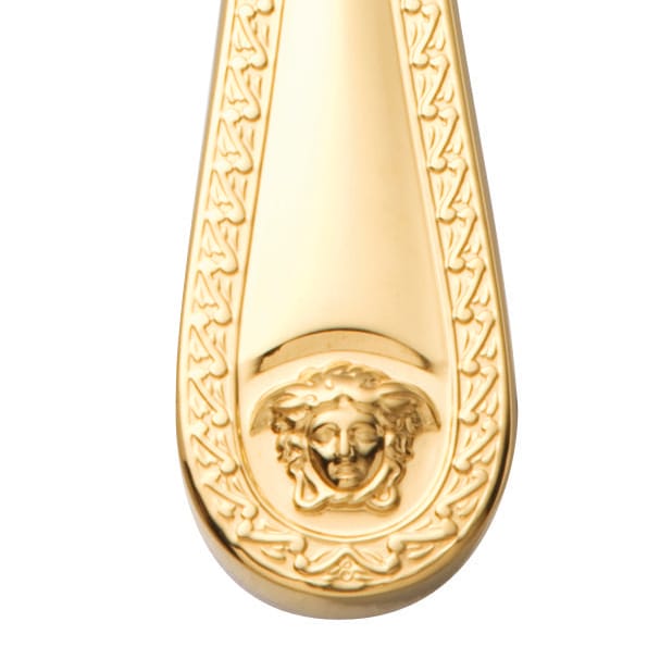 Couteau Versace Medusa plaqué or, 22,5 cm Versace