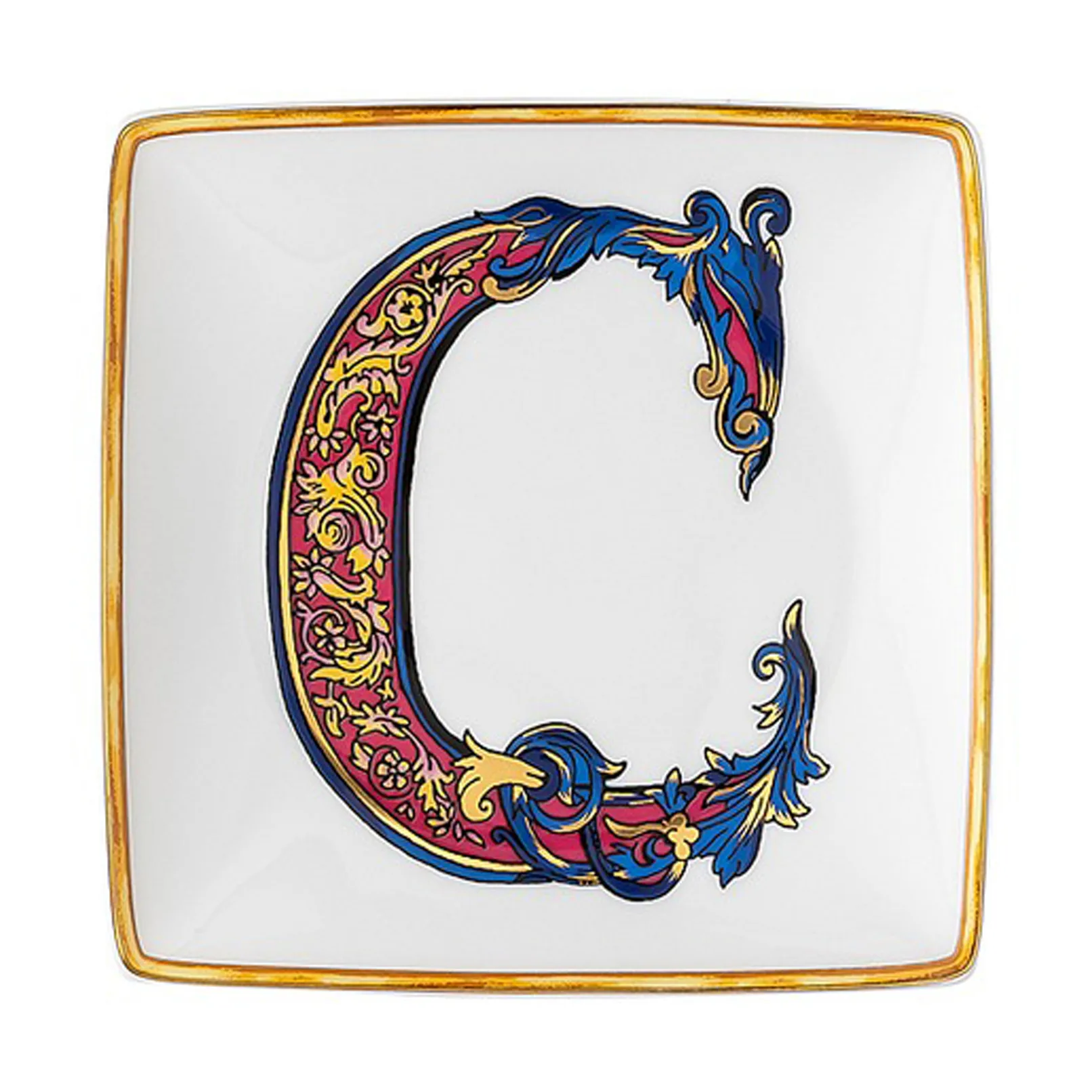 Set de 7 assiettes 12 cm Versace Holiday Alphabet, Versace Versace