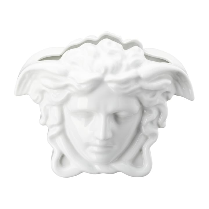 Vase Versace Medusa Grande 21 cm - Blanc - Versace