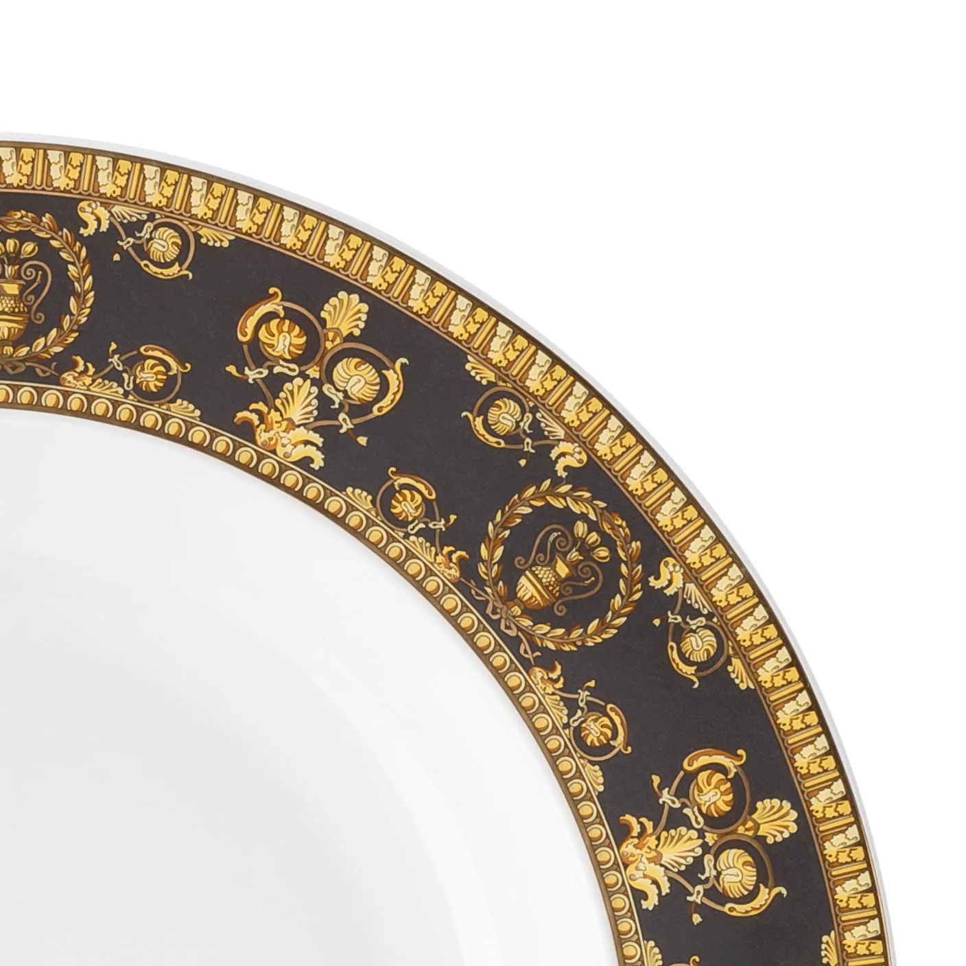 Versace I love Baroque assiette creuse, Nero Versace